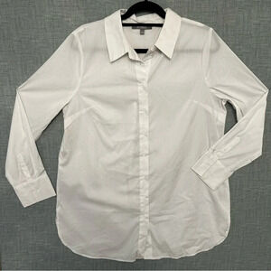 Marled Reunited Clothing women's button up collared shirt basic shirt size L